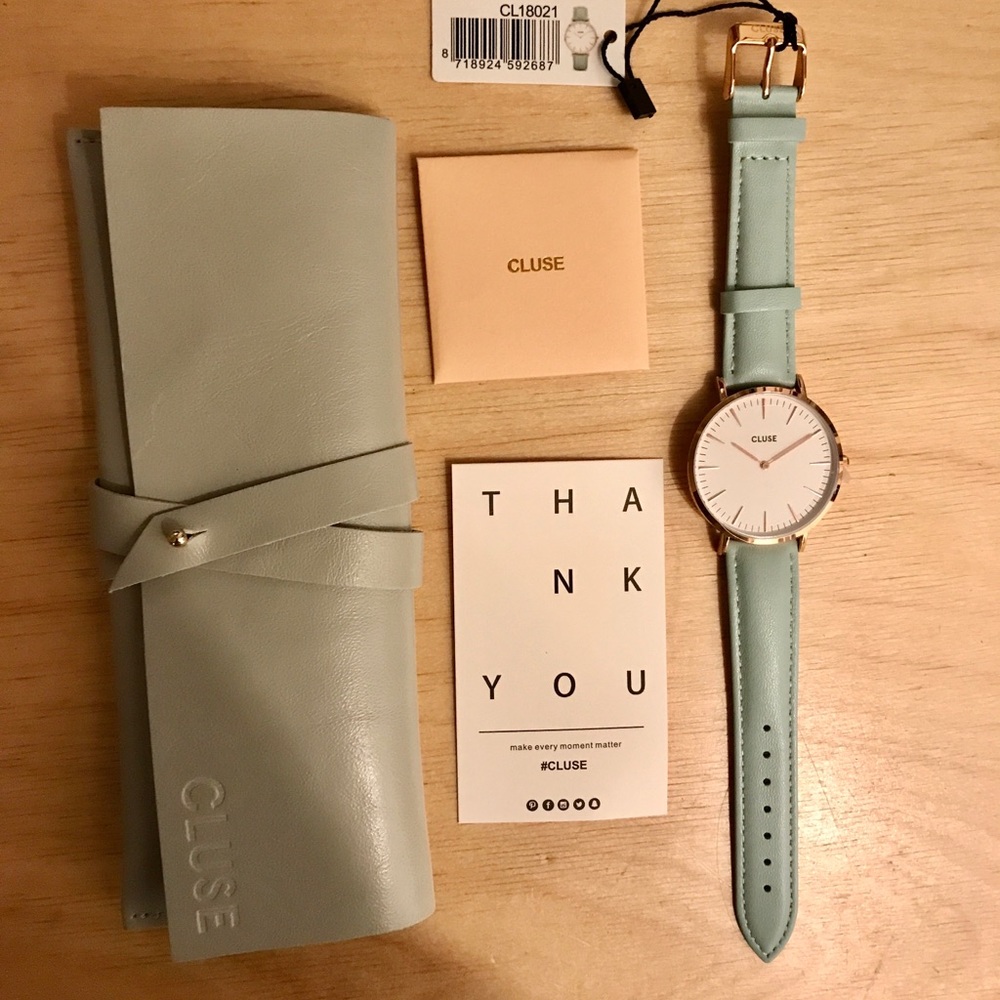 CLUSE La Bohème Watch - gold / turquois